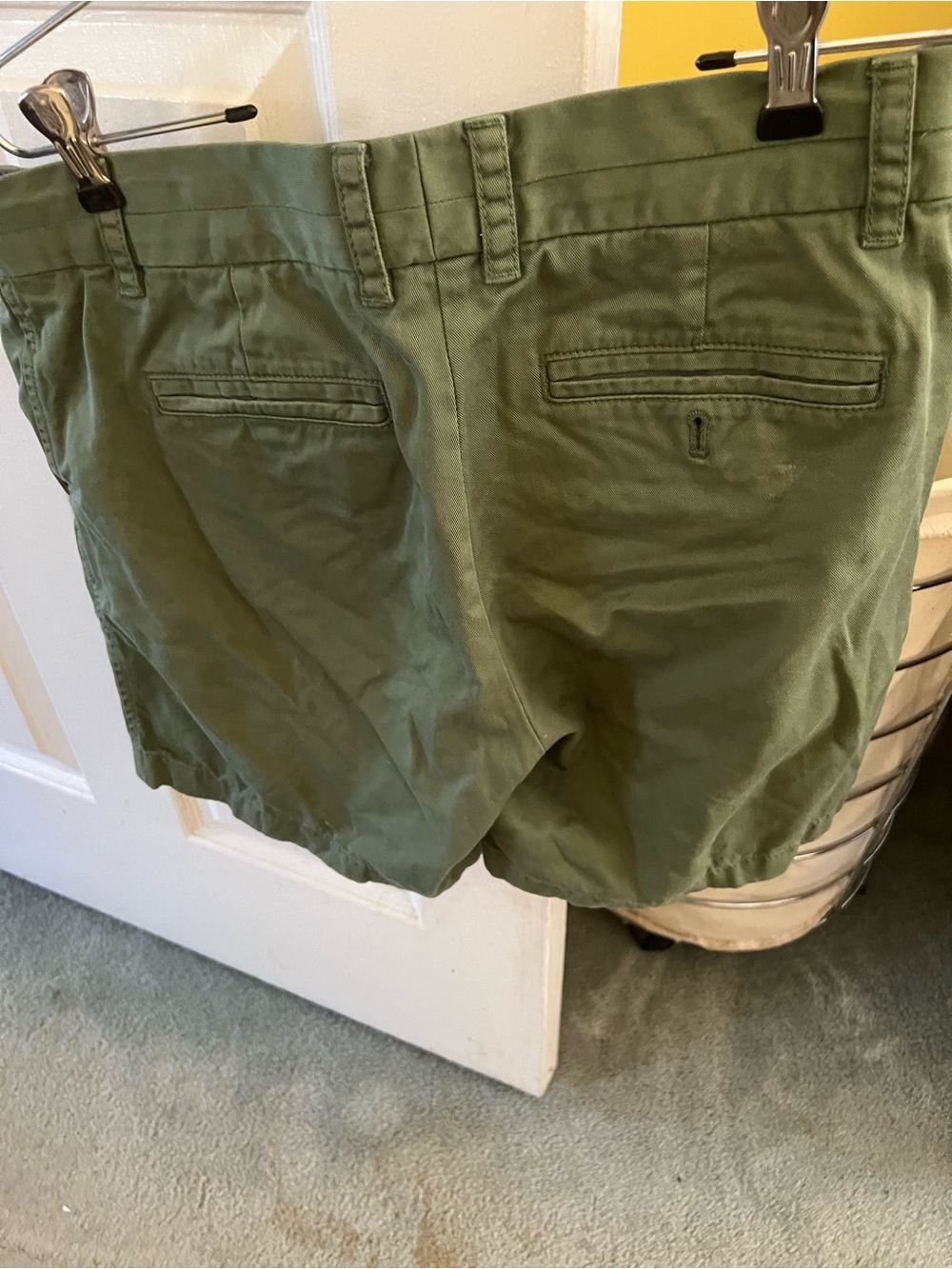 J. Crew Olive Green Chino Bermuda Shorts